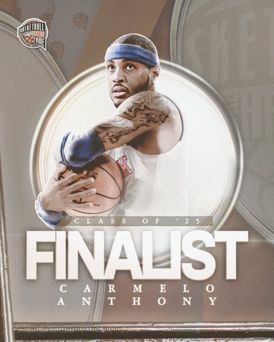 金年会安东尼转发自己入选2025年名人堂最终候选名单新闻：谦卑且荣幸！